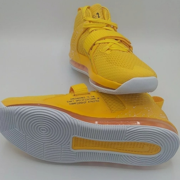 Yellow Nike AIRFORCE MAX II 2 SHOES SNEAKERS 12 - Picture 3 of 10